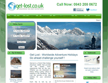 Tablet Screenshot of get-lost.co.uk